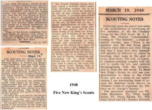 5 New King's Scouts