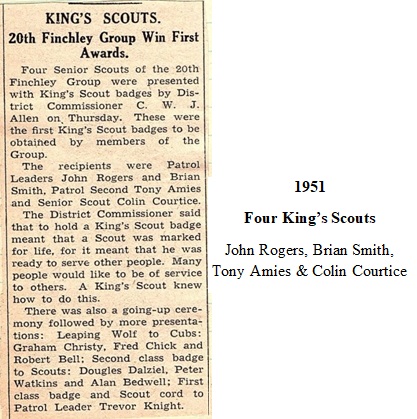 Four King's Scouts