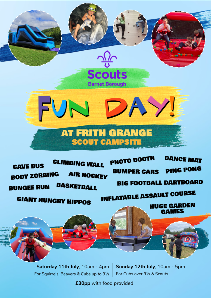 Squirrels, Beavers and Cubs Funday
